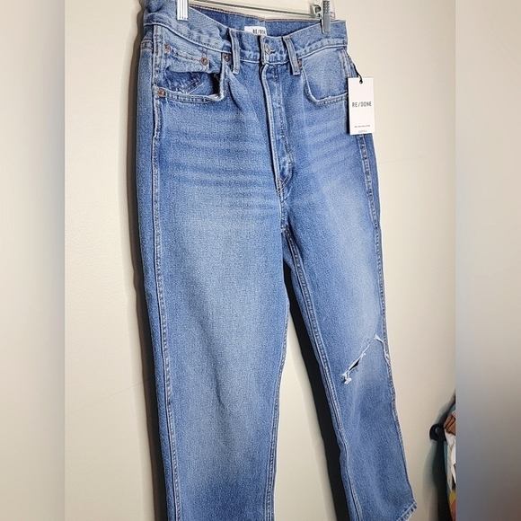 Nwt! Re/Done 90's High Rise Loose Fit Jeans Grunge Revival, Size 6/29 - Picture 3 of 5